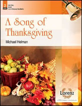 A Song of Thanksgiving Handbell sheet music cover